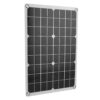 DAN&DRE 50W Monocrystalline Solar Panel Dual USB Charger with IP65 Design