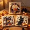 Daneohm Halloween Diamond Painting Kit Pumpkin Art Craft for Beginners Adults Kids DIY Decor