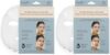 DANIELLE CREATIONS 3pc Overnight Hyaluronic Acid Gel Mask – Blue | Deep Hydrating Face Mask, Anti-Aging, Brightening, Moisturizing, Wrinkle Repair, Skin Rejuvenation Pack (Pack of 2)