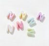 DanLingJewelry 100Pcs Chunky Letter N Acrylic Beads for Jewelry Making