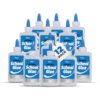 Darice Washable School Glue 4oz - 12-Pack White Liquid Glues for Kids - Extra-Strong for Slime, Arts and Crafts, Back to School Supplies - Glue Bottle with Adjustable Twist Closure