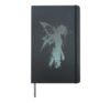 Dark Fairycore Aesthetic Pixiecore Mythpunk Fairy Grunge Hardcover Journal, Black