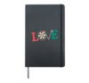 Darts Board Vintage Love Hardcover Journal, Black