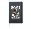 Darts Player Darts Game Dart Player Darts Lover Throwing Hardcover Journal, Black