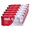 DAS Modeling Clay Air Hardening, White, 2.2lb, 6 Pack, 1 Count