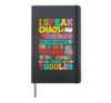 Daycare Teacher I Speak Toddler Preschool Kindergarten Hardcover Journal, Black