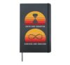 Days Are Counted Personal Growth Motivation Hardcover Journal, Black