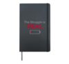 Dead Battery T-Shirt with Funny Saying The Struggle is Real Hardcover Journal, Black