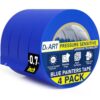 DEART 4 Packs Painters Tape Masking Tape Sharp Edge Line Technology 0.7 inch Blue Painting Tapes for DIY Crafts Arts Decoration No Residue Easy Removal Multi-Purpose Wall Paint Artist Paper Tape