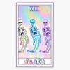 Death Tarot Card Skeleton Holographic Vinyl Bumper Sticker