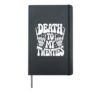 Death To My Twenties Hardcover Journal, Black