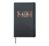 Debate Teacher Retro Back To School Women Vintage Hardcover Journal, Black