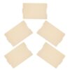 DECHOUS 5pcs Beige Office Paper File Folder with Spacious Design and Easy Identification, Sturdy Manilla Document Organizer Folder for Business Contract and Homework Storage, for Office