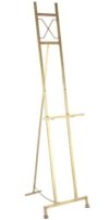 Deco 79 Metal Display Easel Tall Adjustable, 16" x 19" x 57", Satin Gold
