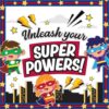 Decorably 58 Cutouts Inspirational Super Hero Bulletin Board Decorations