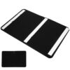 Decorative Bulletin Board for Office and Kitchen, Black Polyester Memo