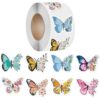 Decorative Sticker Adhesive Labels Butterfly Roll Sticker