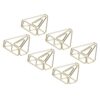 Decumeby Metallic Paper Clips, Antirust Electroplated (#2)