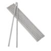 DEEPCRAFF 10pcs Aluminum Thermal Conductivity Rod 20cm Metal Bar with Smooth Surface for Physics Lab Conduction Apparatus and CNC Milling Heat Transfer Experiment