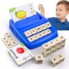 DEGIDEGI Educational Toys for Kids Ages 3-8, Matching Letter Spelling Math Counting Game,Learning Game for Preschool& Kindergarten Kids, Birthday Gifts for 3 4 5 6 7 Year Olds Boys&Girls Navy Blue