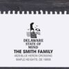 Delaware Beach Vibes Coastal Decor Self Inking State Stamp Made to Order