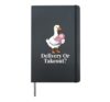 Delivery Or Takeout Funny Nurse Goose Sarcastic Labor Girl Hardcover Journal, Black