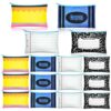 Demonwer 12 Pcs Back to School Gifts Pencil Case 4 Style Patterns Pencil Pouch Cute Pencil Box Pencil Bag for Classroom Prize Back to School Favor Supplies