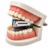 Denture Shaped Stapler Funny Tooth Design Desktop Office Supplies