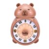 Depisuta Capybara Visual Timer for Kids, 60 Minutes Countdown Timer, Time Management Tools for Home Classroom Office Kitchen CuteStudy and Cooking Kitchen Timers