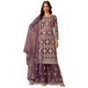 Designerharsha Ready to Wear Salwar Kameez For Women Pakistani Stylish Suits (US, Numeric, 44, Regular, Regular, Light Purple)