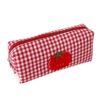 Desk Bag Pencil Case for Students, Red