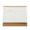 Desk Calendar Coil Binding Standing Flip Planner 2026