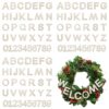 Deskium 108 PCS Wooden Letters Numbers, 3 Sets of Alphabet Letters and Numbers, 4 in Wooden Letters A to Z, DIY Craft Wood Numbers 0 to 9, for Home Decor, Party Decoration, Educational Projects