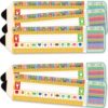 Desk Name Tags, 36pcs Desk Nameplates, Removable Students Name Plates, Multicolor, Paper, Matte, Classroom Decor, Back to School Teacher Supply