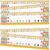 Desk Name Tags, 36pcs Desk Nameplates, Removable Students Name Plates, Multicolor Classroom Decor, Back to School Teacher Supply