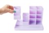 Desk Organizer Caddy with Multiple Compartments, Lavender