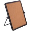 Desktop Cork Bulletin Board for Office Display and Writing Surface