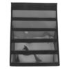 Desktop Tabletop Pocket Chart Holder Double-Sided 43x33cm Black