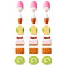 Dessert-Shaped Erasers, 18 Pack, Assorted Mini Cake and Ice Cream Pencil Erasers with Detachable Pieces for School and Stationery