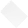 Detachable Binder Dividers A5 Six Hole PVC Notebook Index Tabs