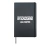 Determined Don't rush me Never give up Determined Hardcover Journal, Black