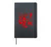 Devil Red Demon Lucifer Hardcover Journal, Black