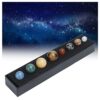 DEWIN Eight Planets Gem Stones Planets Decorations Solar System Model, Chakra Reiki Healing Crystal Ball Set, Handmade Space Home Office Desk Decorations Creative Gift for Men, Women, Kids