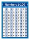 DGHIHZDHO Hundred Board Poster Numbers 1 100 For Preschool Education