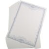 DGZZI 10PCS Blank Certificate Paper Blue Border A4 Size 150Gram Award Cardstock For Honor Diploma Student Award Staff Recognition Sports Achievement