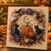 Diamond Art Halloween, Fall Diamond Art Kits for Adults for Adults and Kids, Fall DIY Gift for Beginner,C
