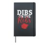 Dibs on the Ribs BBQ Hardcover Journal, Black