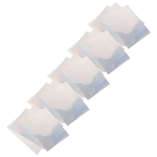 Didiseaon 20 Sheets A4 Holographic Printable Sticker Paper with Vibrant Holographic Patterns, Self-Adhesive Pet Material, Compatible with Inkjet and Laser Printers, for Classroom Labeling