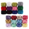 Didiseaon 24pcs Cotton Embroidery Floss Pack for Sewing Smooth Texture, Suitable for Needlework and Patchwork, Round Ball Shape Thread Yarn for DIY Cross-Stitch and Handcrafted Crafts