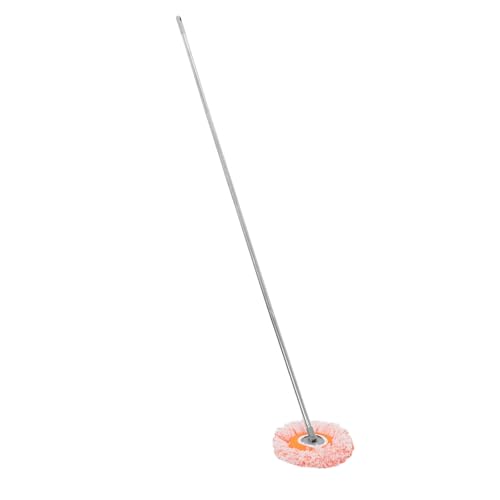 Didiseaon Adjustable Cleaning Mop for Floor with 180° Rotating Handle and Reusable Microfiber Mop Heads Suitable for Household Floor Cleaning Stainless Steel and Abs Construction